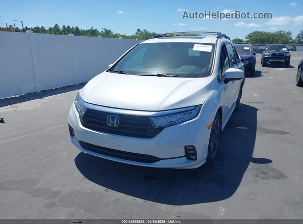 5FNRL6H96NB057333 2022 HONDA ODYSSEY Белый Передняя левая четверть