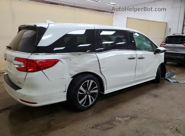 5FNRL6H97JB024321 2018 HONDA ODYSSEY Белый Задняя правая четверть
