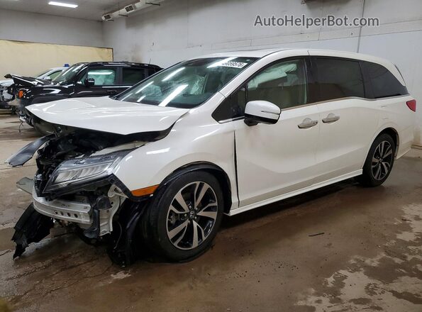 5FNRL6H97JB024321 2018 HONDA ODYSSEY Белый Передняя левая четверть
