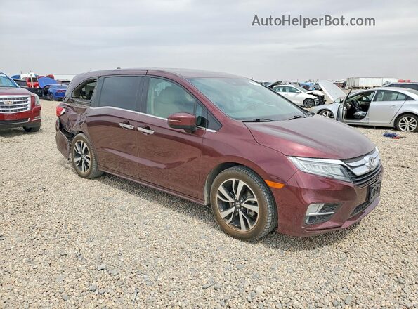 5FNRL6H97KB006953 2019 HONDA ODYSSEY Maroon Передня права чверть