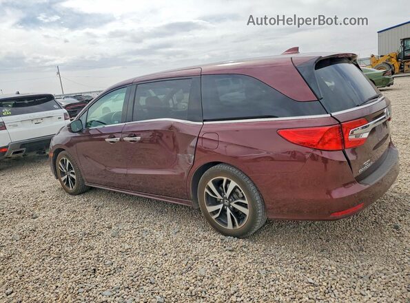 5FNRL6H97KB006953 2019 HONDA ODYSSEY Maroon Задня ліва чверть