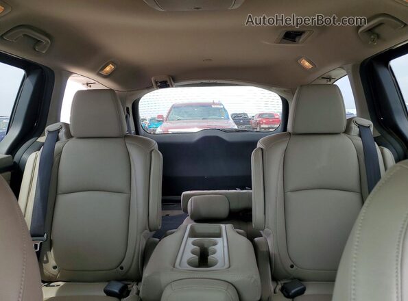 5FNRL6H97KB006953 2019 HONDA ODYSSEY Maroon Вид задніх сидінь