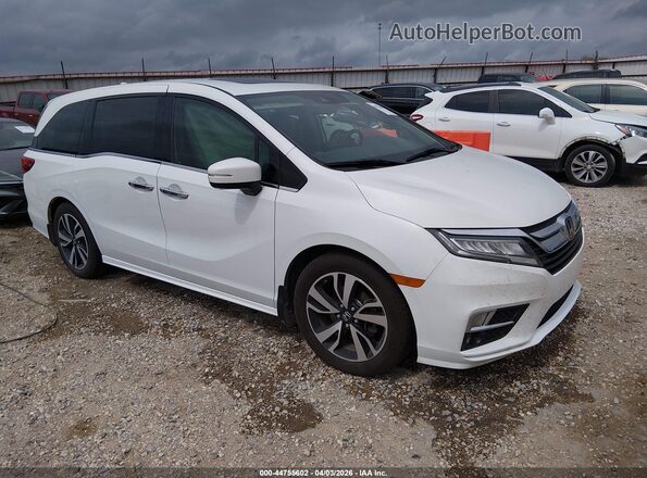 5FNRL6H97LB005710 2020 HONDA ODYSSEY Белый Передняя правая четверть