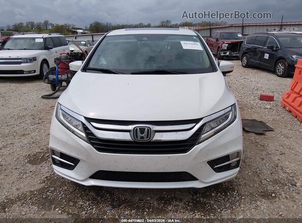 5FNRL6H97LB005710 2020 HONDA ODYSSEY Белый Вид щитка приборов