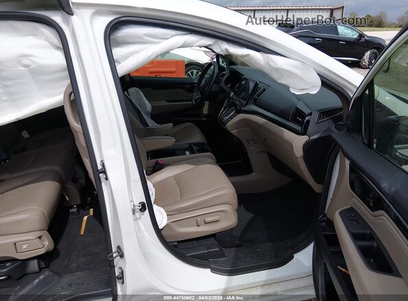 5FNRL6H97LB005710 2020 HONDA ODYSSEY Белый Вид салона спереди