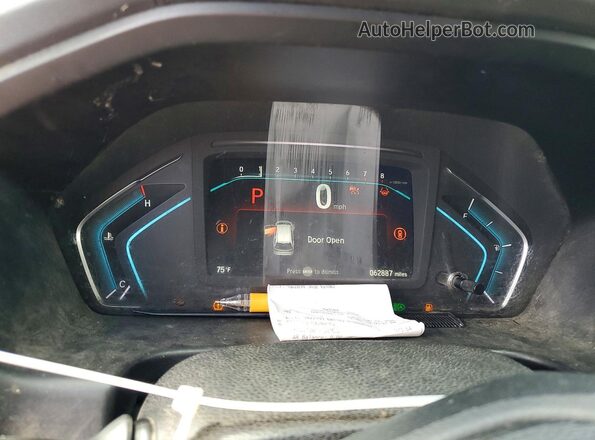 5FNRL6H97NB067336 2022 HONDA ODYSSEY Черный Вид щитка приборов