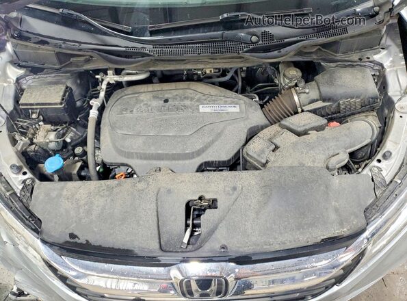 5FNRL6H98LB007885 2020 HONDA ODYSSEY Silver Vista del compartimento del motor