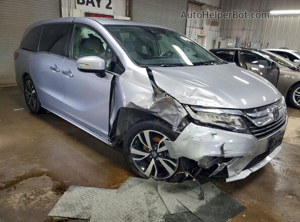 5FNRL6H98LB007885 2020 HONDA ODYSSEY Silver Delantero derecho