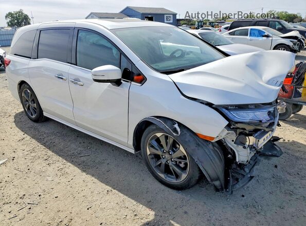 5FNRL6H99NB045192 2022 HONDA ODYSSEY Белый Передняя правая четверть