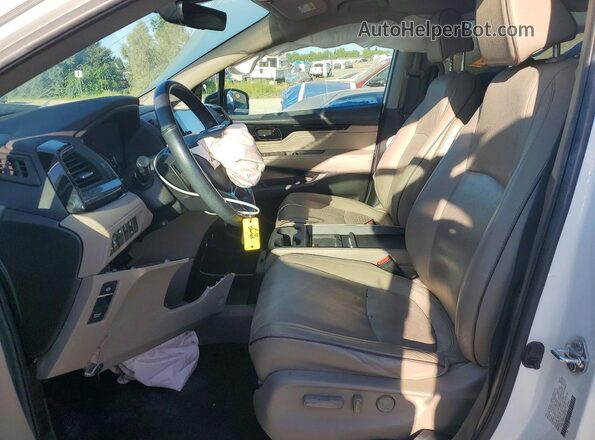 5FNRL6H99NB045192 2022 HONDA ODYSSEY Белый Вид салона спереди