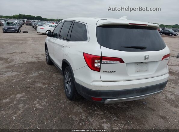 5FNYF5H47KB018912 2019 HONDA PILOT Белый Задняя левая четверть