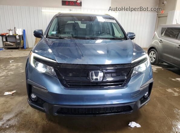 5FNYF6H26MB044067 2021 HONDA PILOT Синий Вид спереди