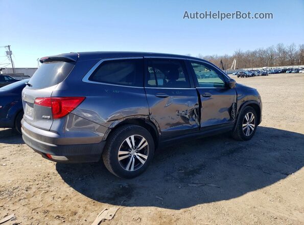 5FNYF6H58JB017703 2018 HONDA PILOT Серый Задняя правая четверть