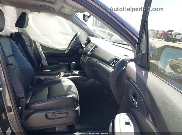 5FNYF6H84GB092529 2016 HONDA PILOT Серый Вид салона спереди