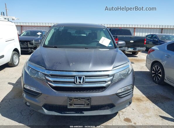 5FNYF6H84GB092529 2016 HONDA PILOT Серый Вид панели приборов