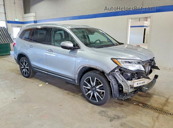 5FNYF6H96KB063258 2019 HONDA PILOT Серебряный Передняя правая четверть