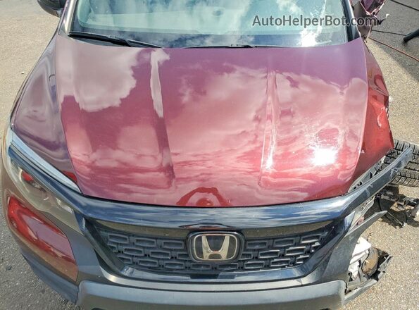 5FNYF7H55KB004592 2019 HONDA PASSPORT Бордовый Вид подкапотного пространства