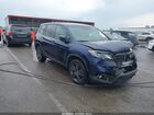 2021 Honda Passport Awd Ex-l Blue vin: 5FNYF8H50MB020191