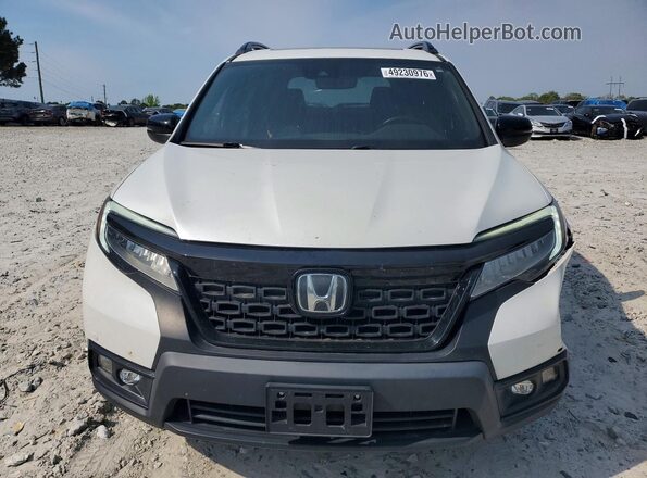 5FNYF8H94KB024597 2019 HONDA PASSPORT White წინა ხედი