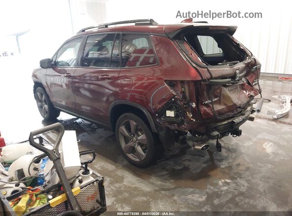 5FNYF8H96KB015237 2019 HONDA PASSPORT Maroon უკანა მარცხენა
