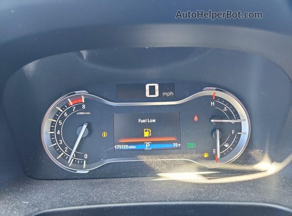 5FPYK2F65HB010502 2017 HONDA RIDGELINE Gray ხელსაწყოთა პანელის ხედი