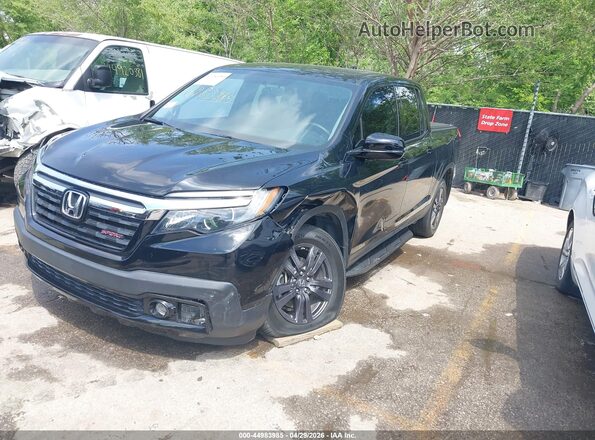 5FPYK3F13KB036632 2019 HONDA RIDGELINE Black წინა მარცხენა ხედი სამი მეოთხედიდან