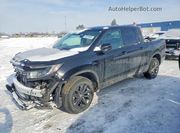 5FPYK3F13RB019565 2024 HONDA RIDGELINE Черный Передняя левая четверть