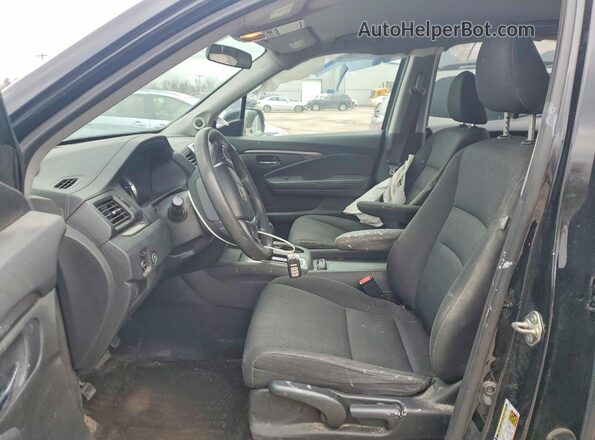 5FPYK3F14HB023932 2017 HONDA RIDGELINE Black Widok wnętrza z przodu