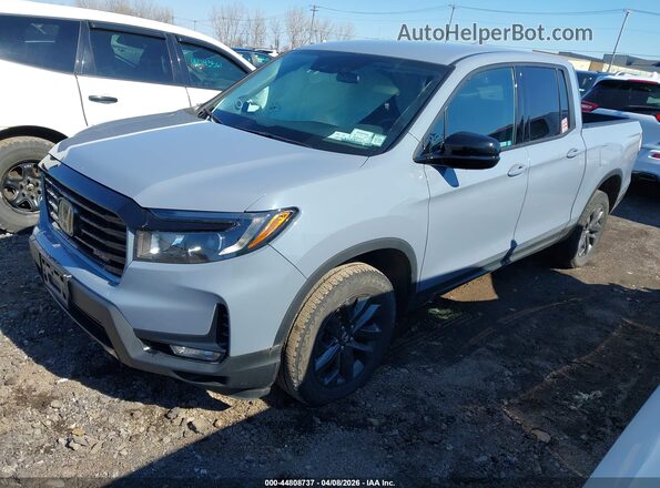 5FPYK3F14PB040678 2023 HONDA RIDGELINE Gray წინა მარცხენა ხედი სამი მეოთხედიდან