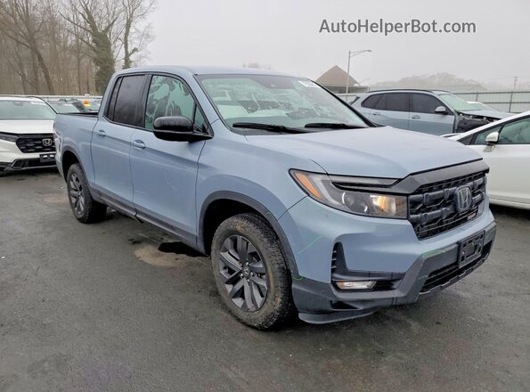 5FPYK3F16SB015063 2025 HONDA RIDGELINE Синий Передняя правая четверть