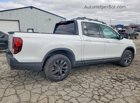 5FPYK3F17MB002583 2021 HONDA RIDGELINE Белый Задняя правая четверть
