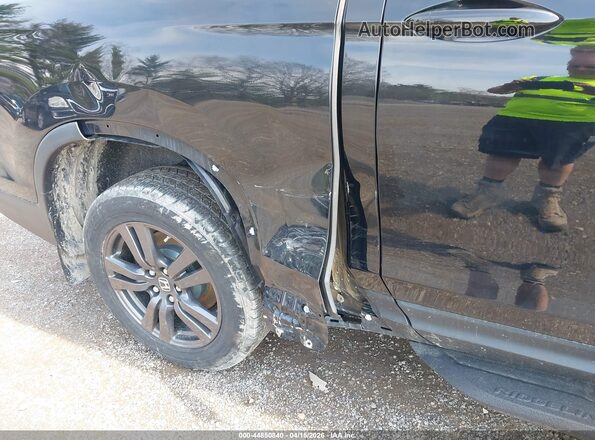 5FPYK3F1XKB045683 2019 HONDA RIDGELINE Black წინა ხედი