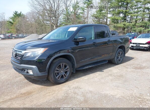5FPYK3F1XKB045683 2019 HONDA RIDGELINE Black წინა მარცხენა ხედი სამი მეოთხედიდან