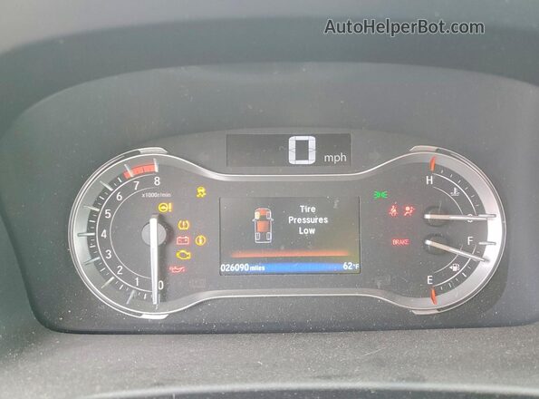 5FPYK3F53KB049075 2019 HONDA RIDGELINE Серый Вид щитка приборов