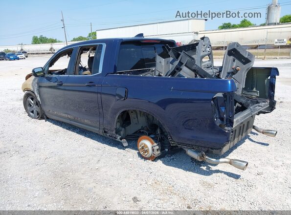 5FPYK3F54MB019165 2021 HONDA RIDGELINE Dark Blue Trasero izquierdo