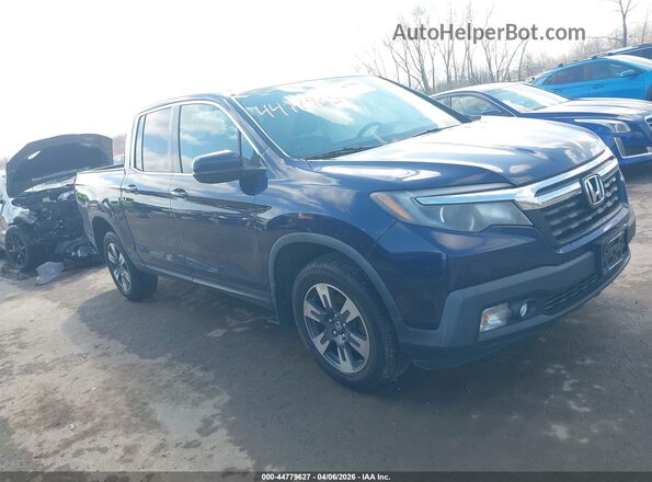 5FPYK3F55HB032898 2017 HONDA RIDGELINE Синий Передняя правая четверть