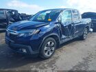 2017 Honda Ridgeline Rtl Синий vin: 5FPYK3F55HB032898