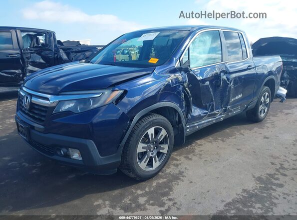 5FPYK3F55HB032898 2017 HONDA RIDGELINE Синий Передняя левая четверть