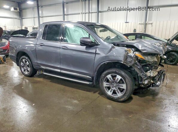 5FPYK3F63JB009179 2018 HONDA RIDGELINE Gray Przód prawy