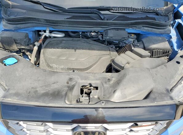 5FPYK3F66RB011732 2024 HONDA RIDGELINE Синий Вид задней части салона