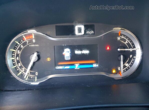 5FPYK3F69JB007789 2018 HONDA RIDGELINE White Вид щитка приладів