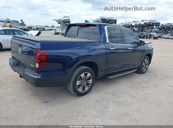 5FPYK3F71KB036455 2019 HONDA RIDGELINE Blue უკანა მარჯვენა