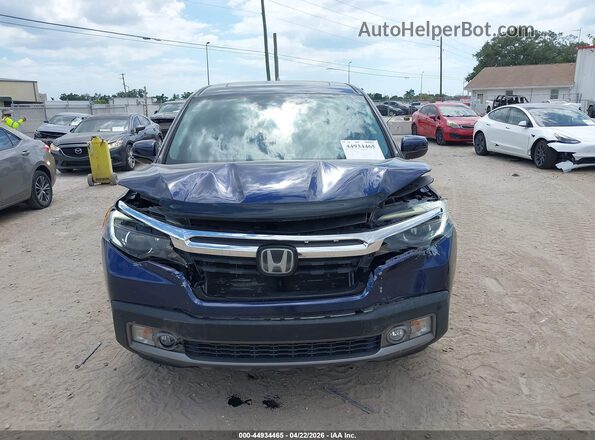 5FPYK3F71KB036455 2019 HONDA RIDGELINE Blue ხელსაწყოთა პანელის ხედი