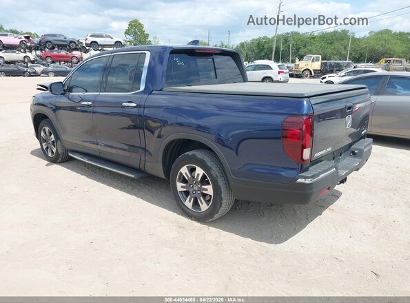 5FPYK3F71KB036455 2019 HONDA RIDGELINE Blue უკანა მარცხენა