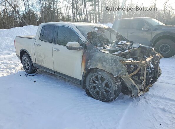 5FPYK3F72JB501517 2018 HONDA RIDGELINE Белый Передняя правая четверть