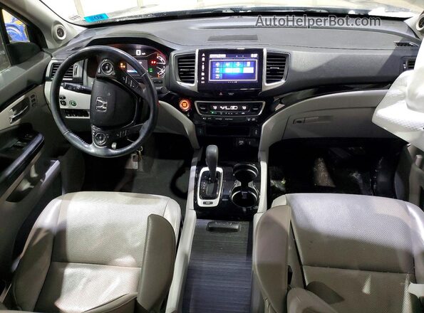 5FPYK3F73KB010598 2019 HONDA RIDGELINE Blue წინა პანელის ხედი