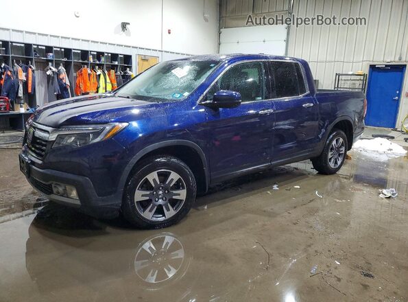 5FPYK3F73KB010598 2019 HONDA RIDGELINE Blue წინა მარცხენა ხედი სამი მეოთხედიდან