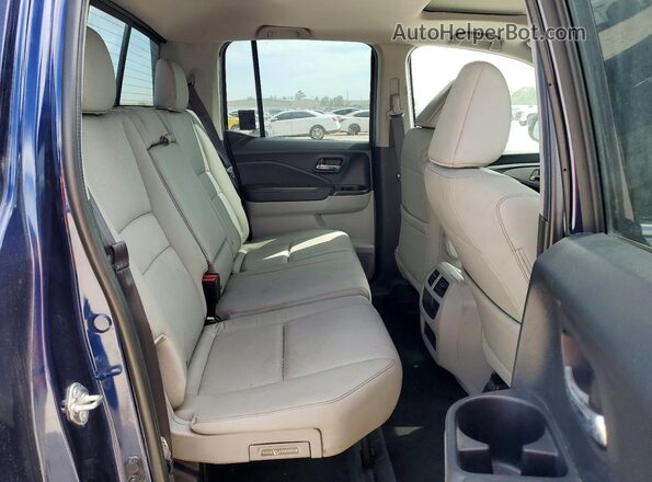 5FPYK3F76NB009532 2022 HONDA RIDGELINE Синий Вид задней части салона
