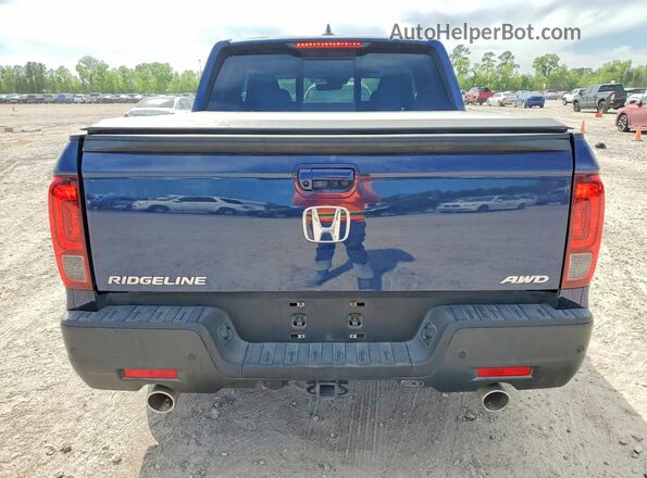 5FPYK3F76NB009532 2022 HONDA RIDGELINE Синий Вид сзади