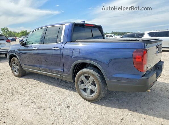 5FPYK3F76NB009532 2022 HONDA RIDGELINE Синий Задняя левая четверть